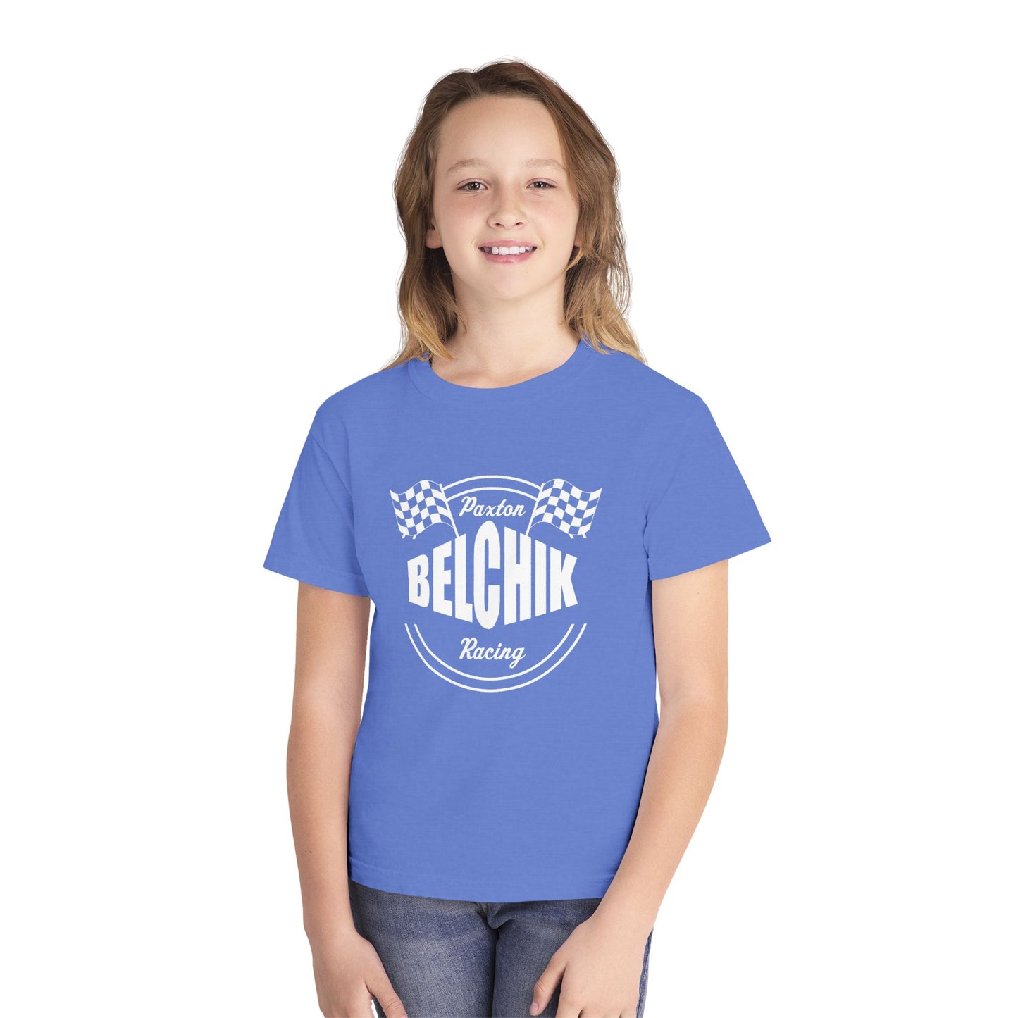 Youth Racing Tee - Perfect for Young Fans, Sports Events, Birthday Gifts, Team Spirit, Kids' Activities, and Everyday Wear