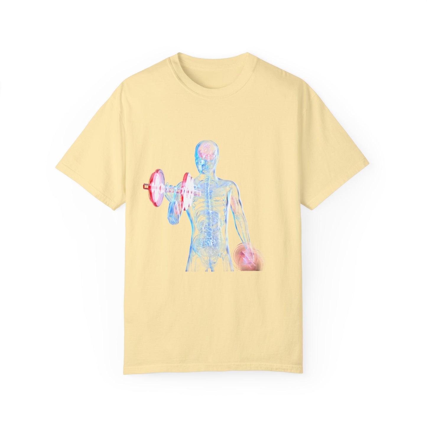 Unisex Fitness Anatomy Graphic T-Shirt - Weightlifting Design