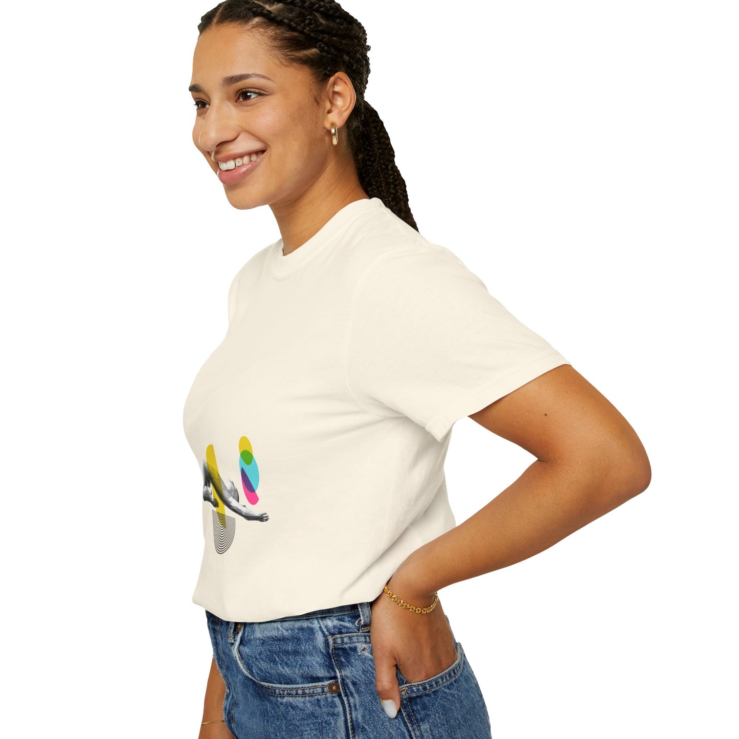 Colorful Graphic Unisex T-Shirt - Modern Art Design