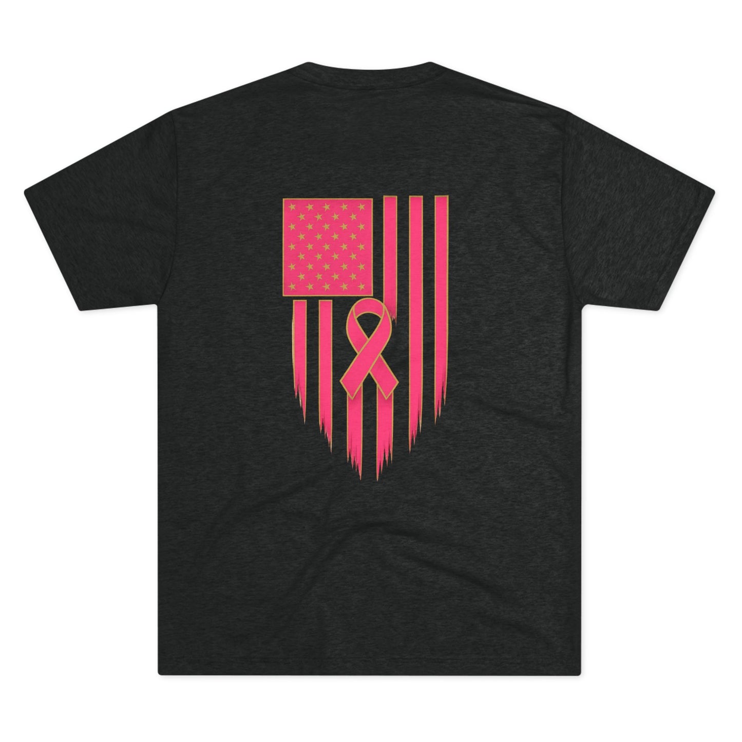 Breast Cancer Awareness Tee, Unisex Tri-Blend Crew Shirt, Supportive Gift, Inspirational Apparel, Fight Against Breast Cancer