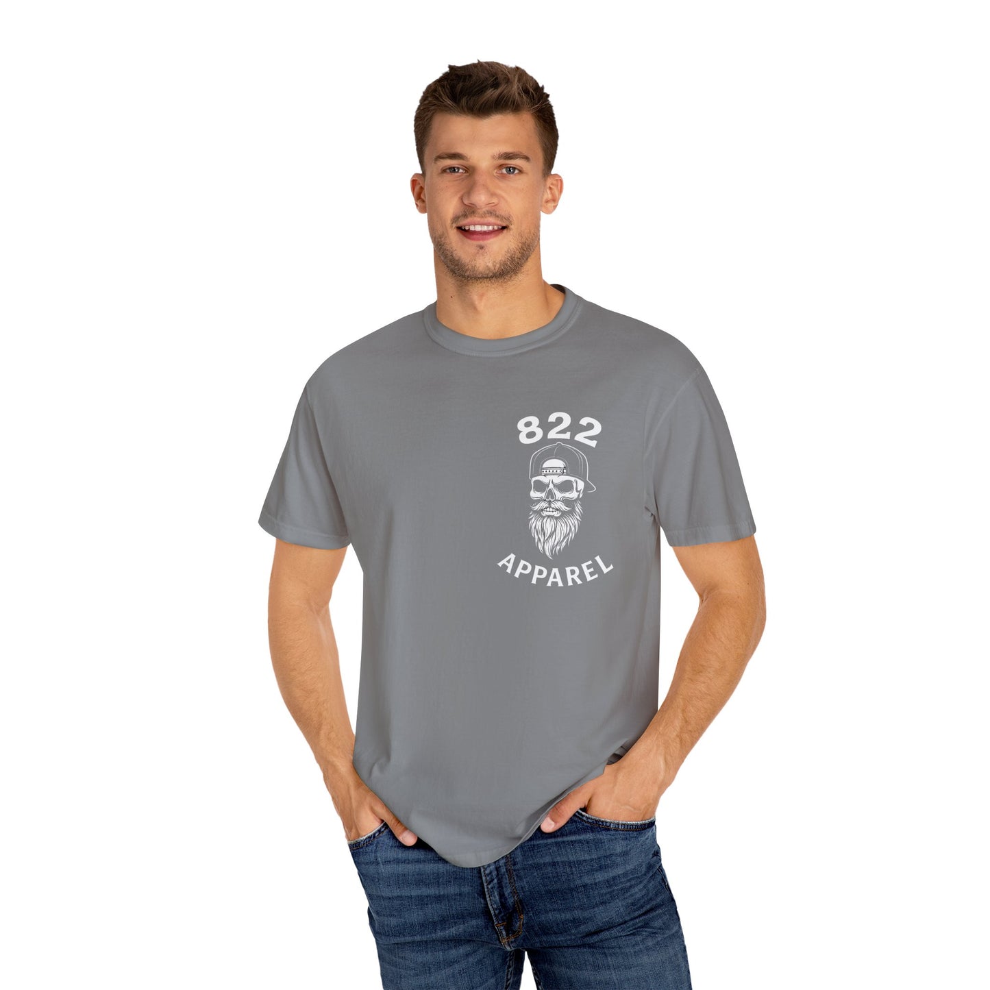 Casual Graphic T-Shirt: 822 Apparel with Vintage Beard Design
