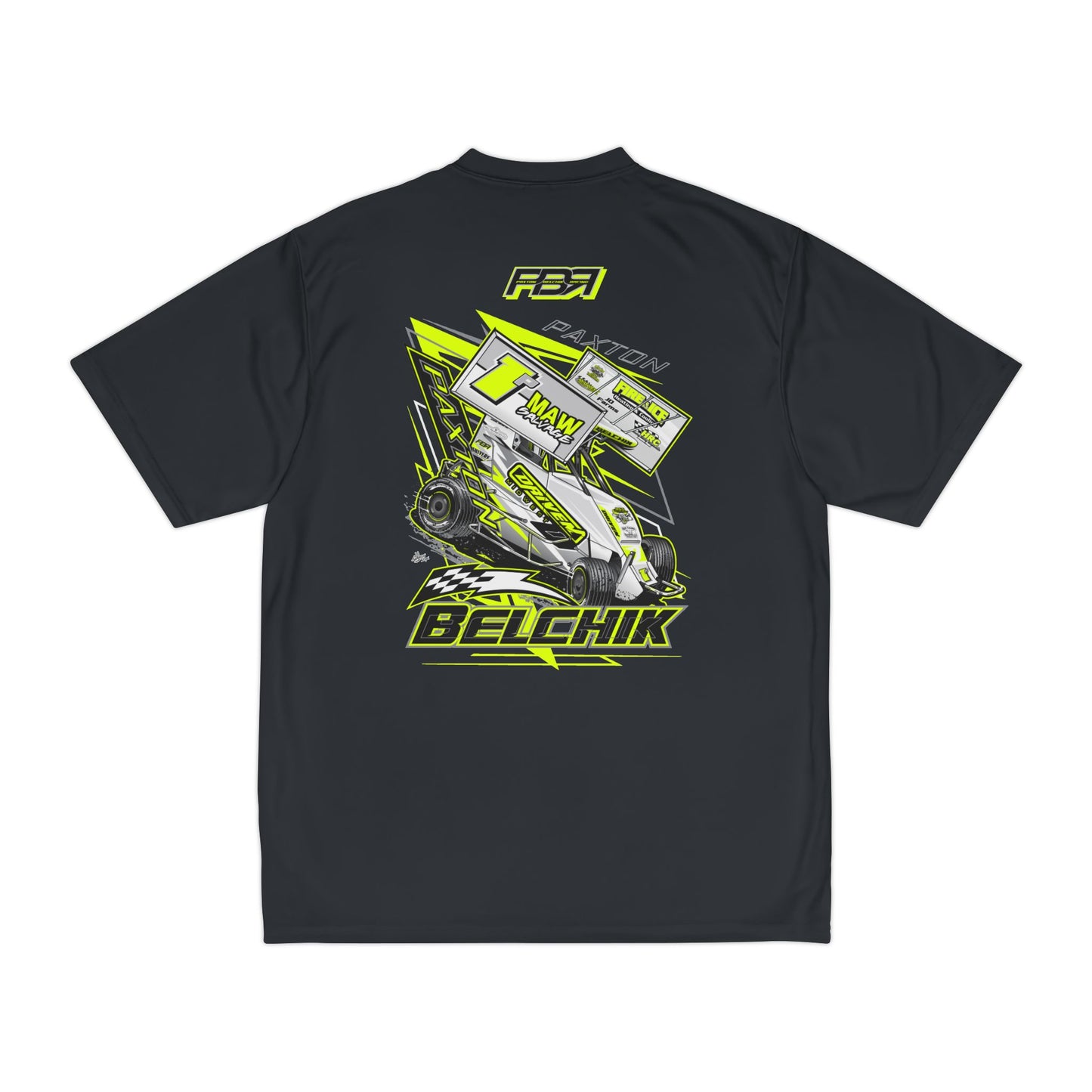 PBR Men's Performance T-Shirt with Bold Racing Design