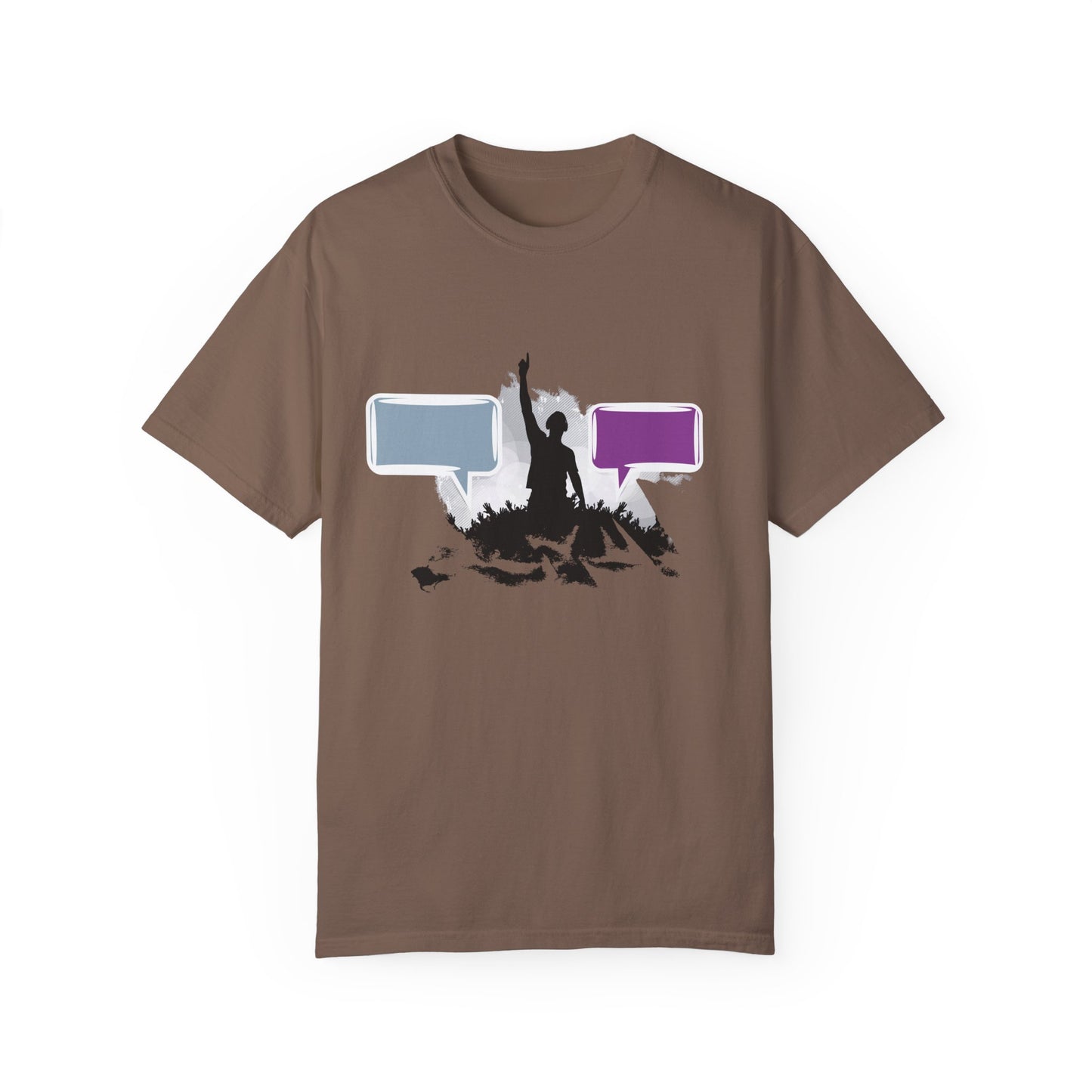 Unisex Garment-Dyed T-shirt: Empowering Voice and Sound Wave Art