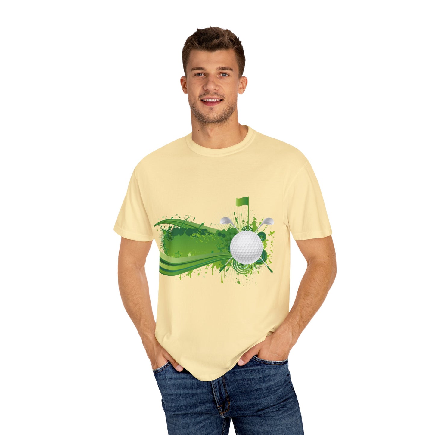 Golf Vibes Unisex Garment-Dyed T-Shirt - Perfect for Golf Enthusiasts