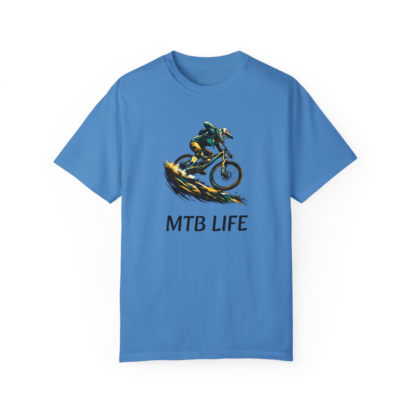 Unisex Garment-Dyed T-Shirt - MTB Life & 822 Apparel Designs for Active Lifestyles