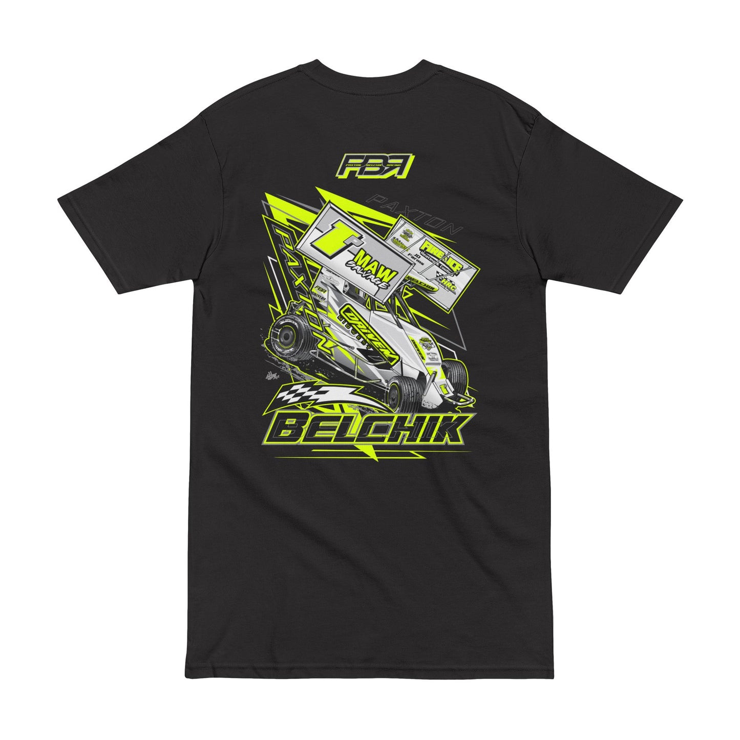 PBR Men's Heavyweight Racing Tee - Fusion Speed Graphic Shirt