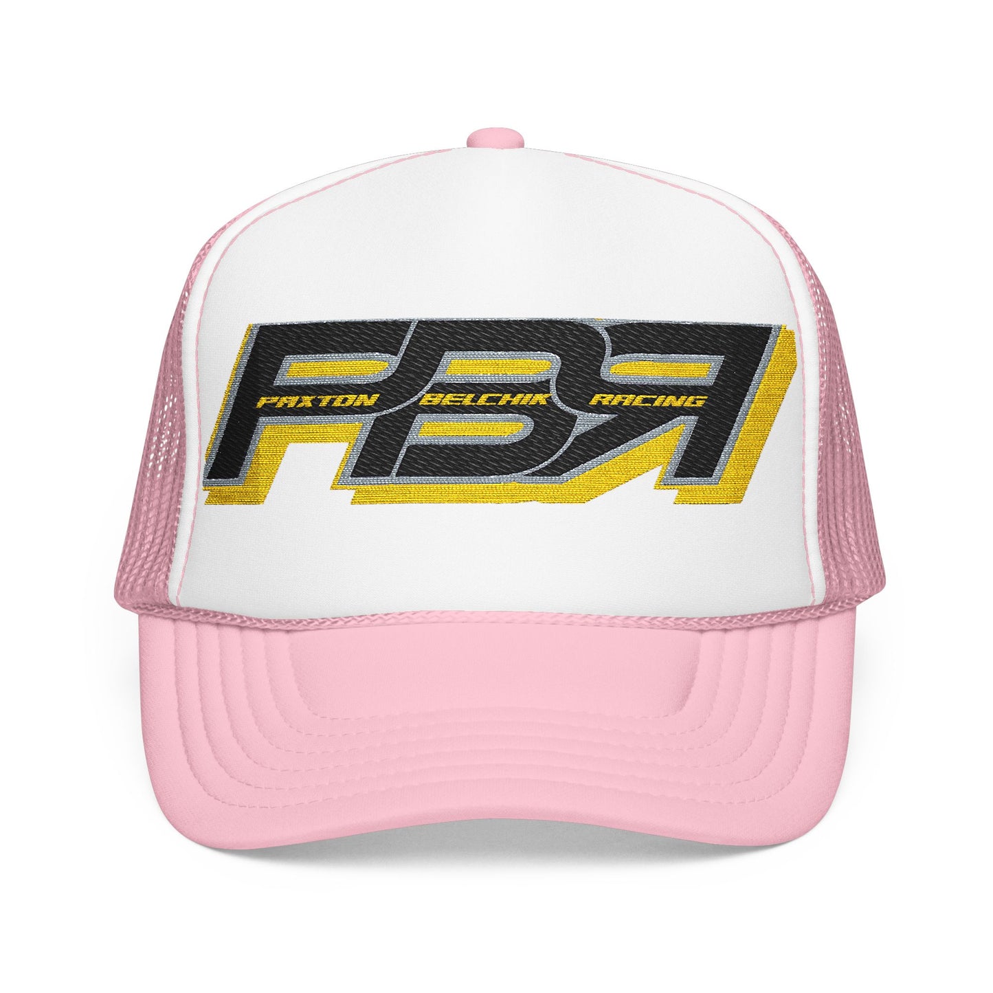 Racing Foam Trucker Hat with Embroidered PB7 Logo