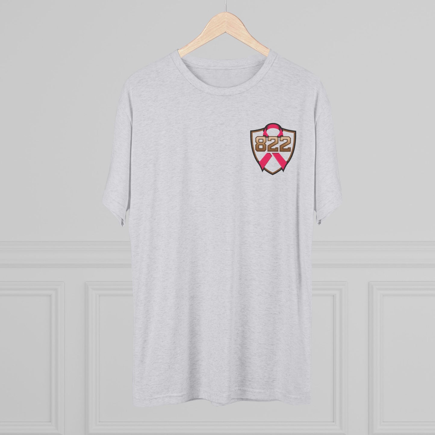 Breast Cancer Awareness Tee, Unisex Tri-Blend Crew Shirt, Supportive Gift, Inspirational Apparel, Fight Against Breast Cancer