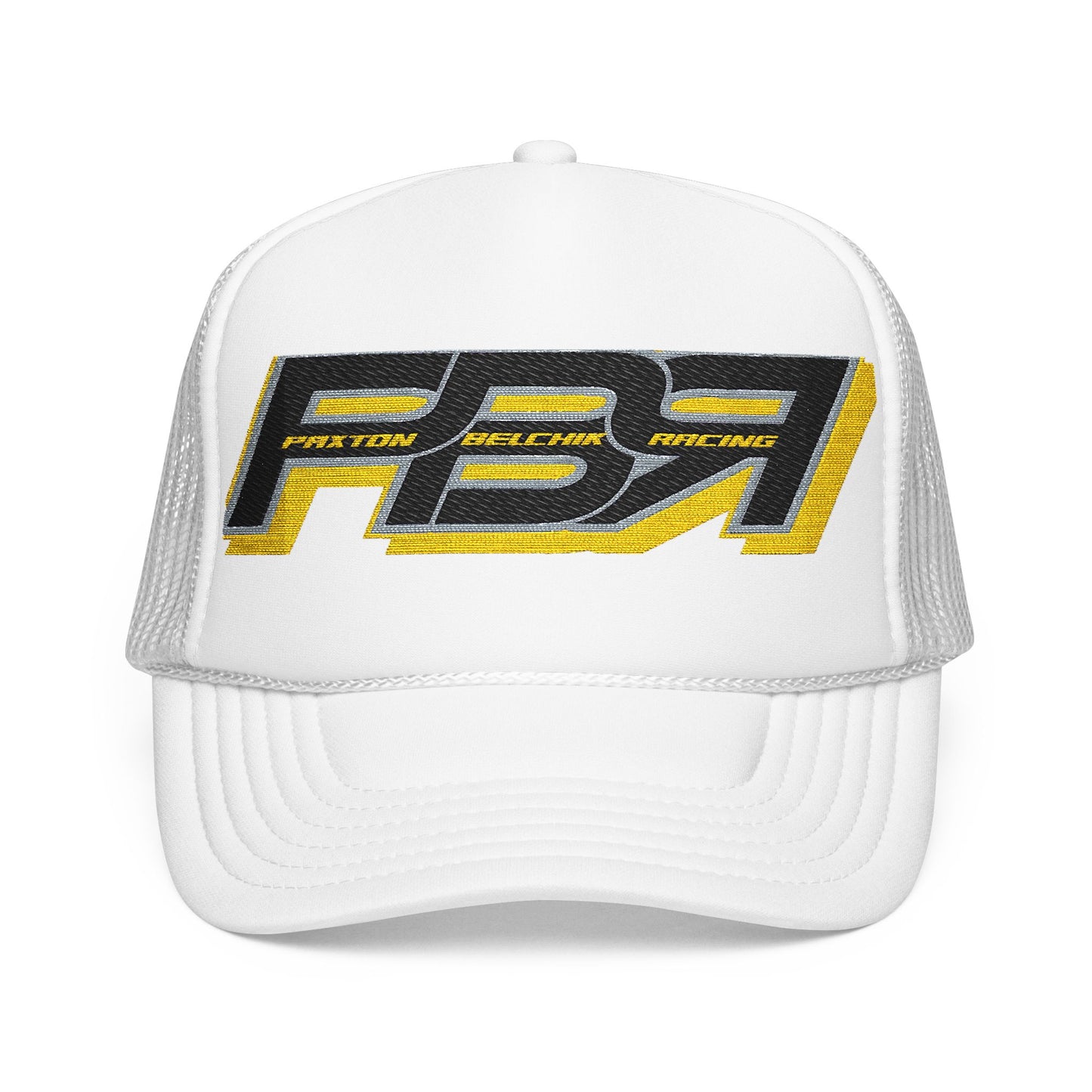 Racing Foam Trucker Hat with Embroidered PB7 Logo