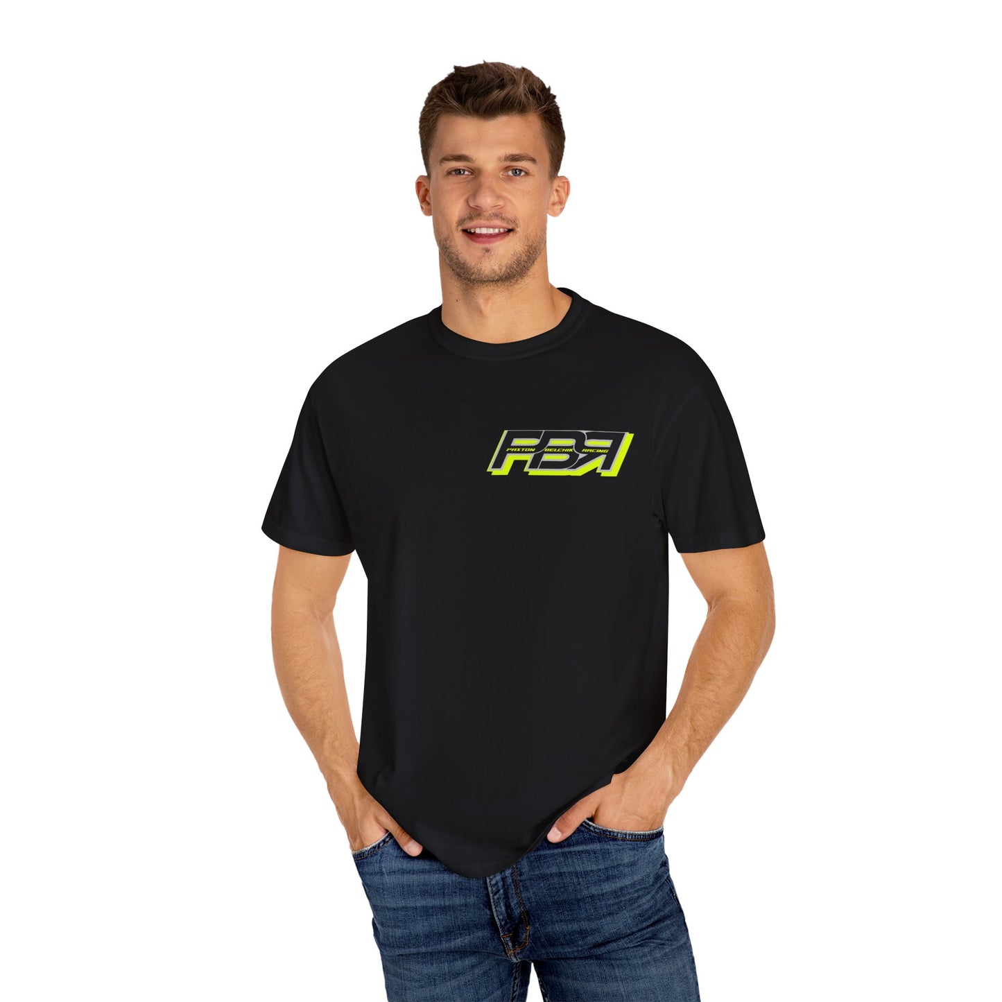 T-Shirt — Neon Sprint Car “Belchik” Racing Graphic