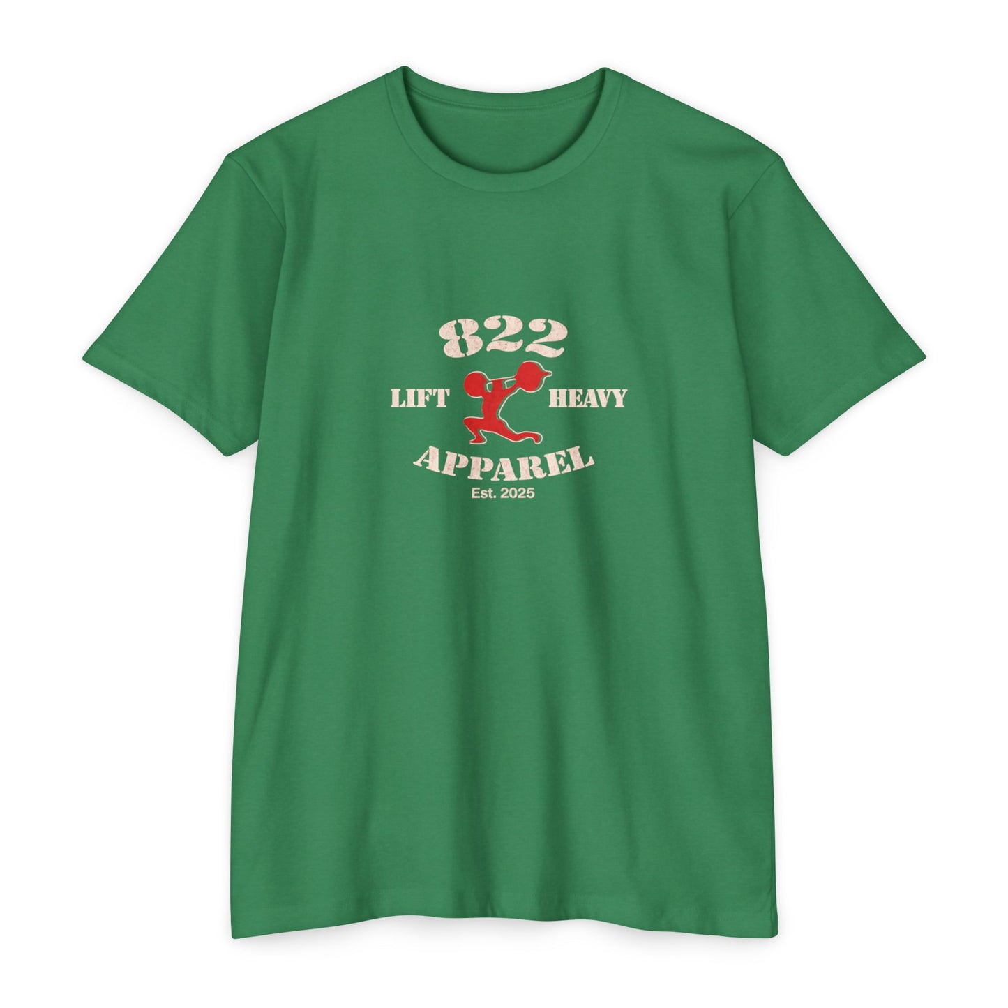 822 Lift Heavy Apparel T-Shirt — Weightlifting Gym Tee