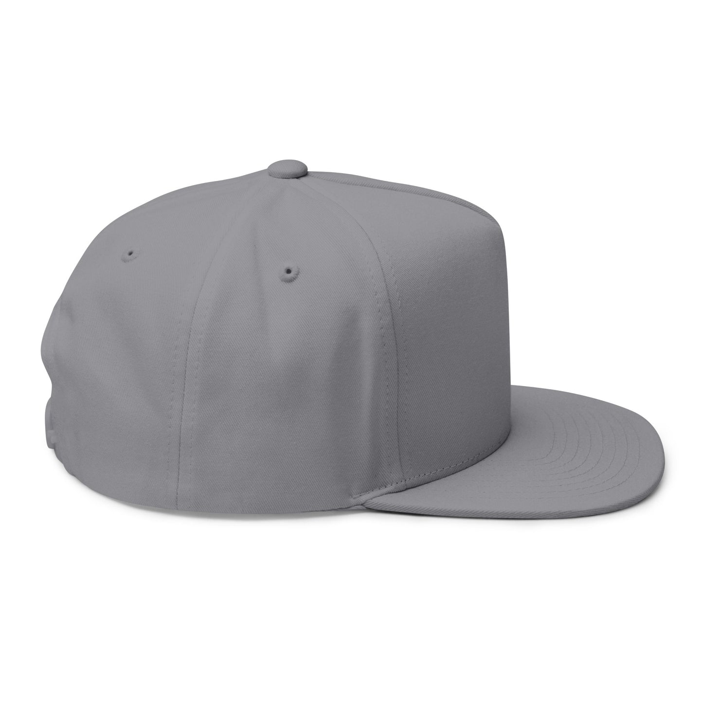 Embroidered Sports Flat Bill Cap - Perfect for Athletes & Outdoor Enthusiasts