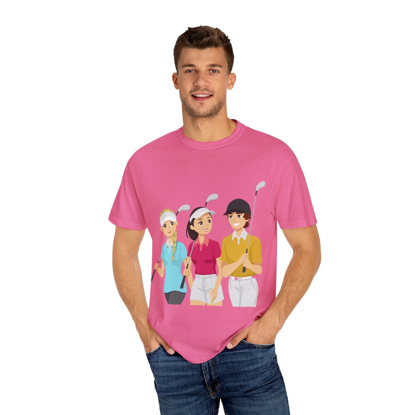 Women's Golf Vibes Garment-Dyed T-Shirt - Perfect for Golf Lovers!