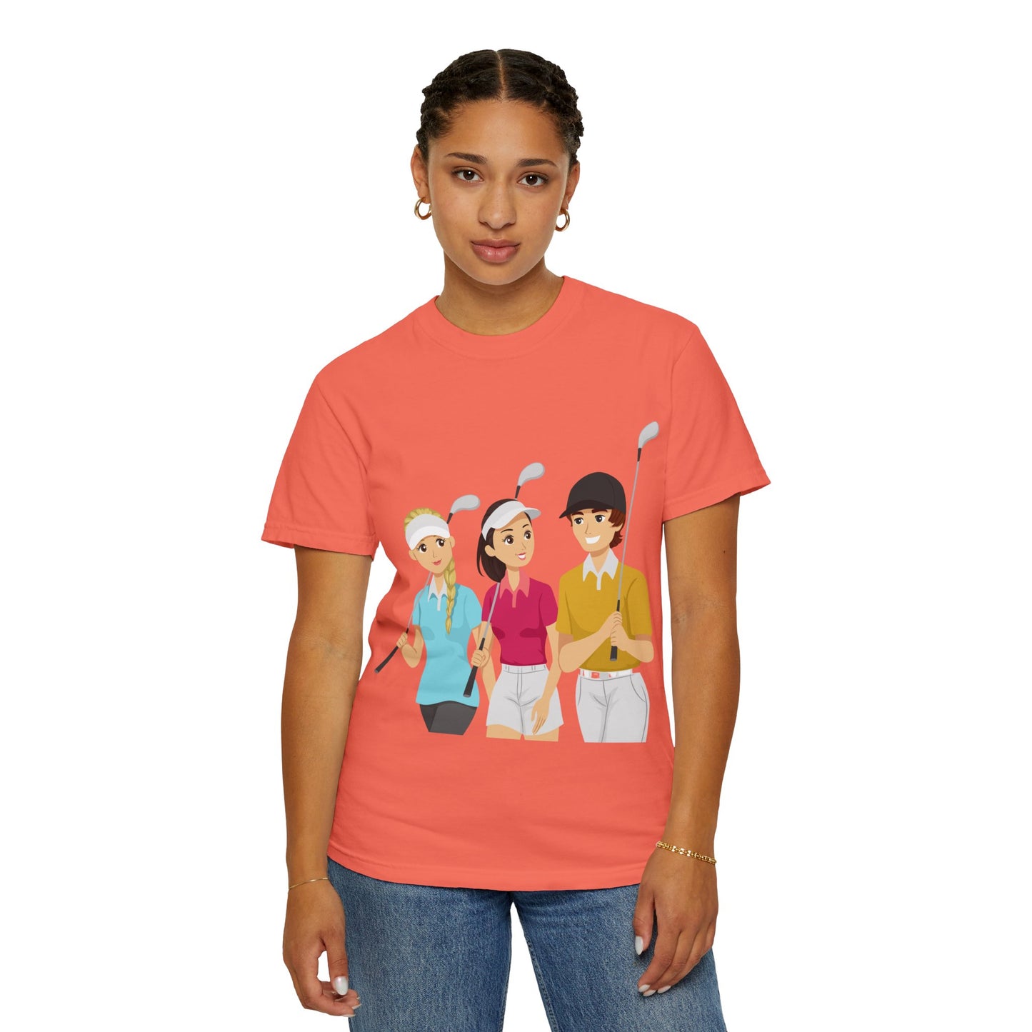 Women's Golf Vibes Garment-Dyed T-Shirt - Perfect for Golf Lovers!