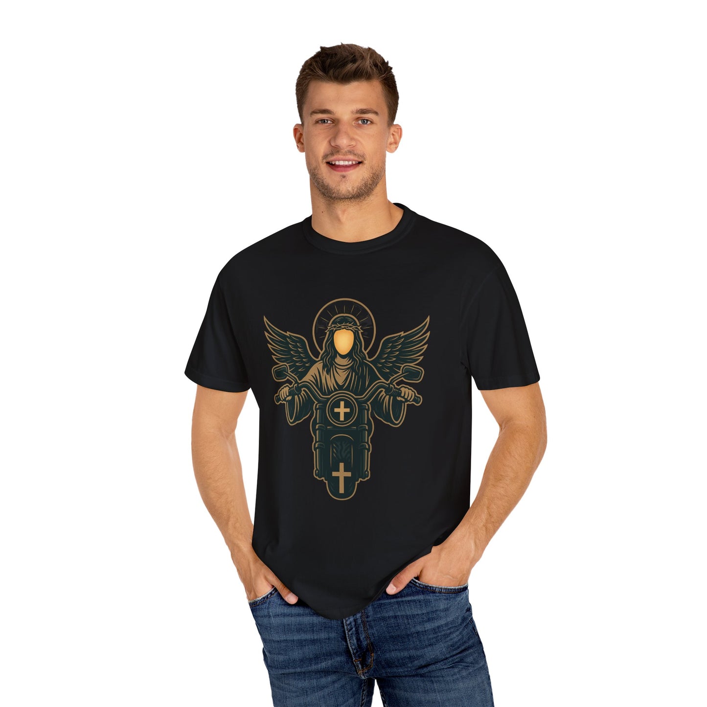 Angel Wings Graphic T-Shirt, Edgy Tee, Gothic Apparel, Unisex Fashion, Spiritual Gift, Festival Wear