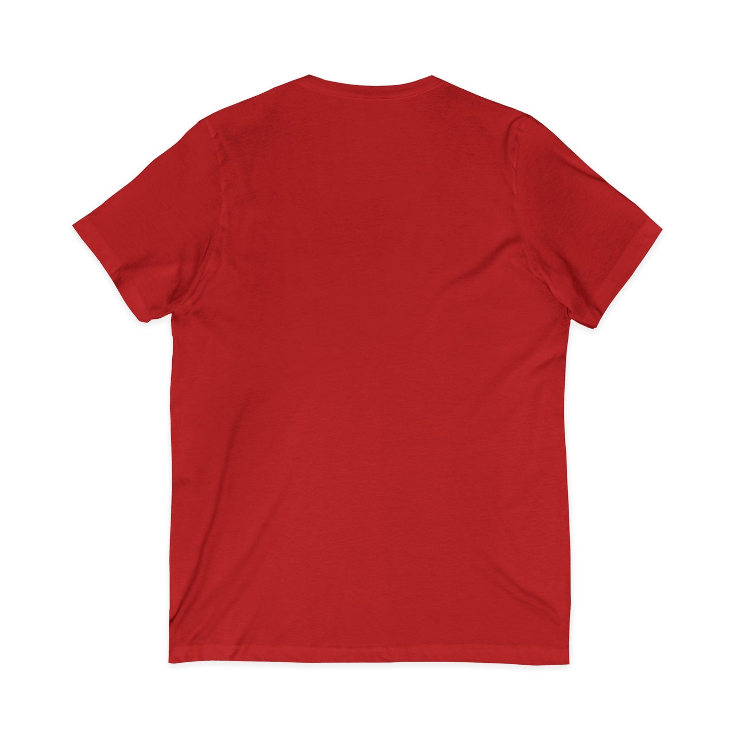 V-Neck Tee “Eight Twenty-Two” Script — Minimal Rose Gold Date Shirt