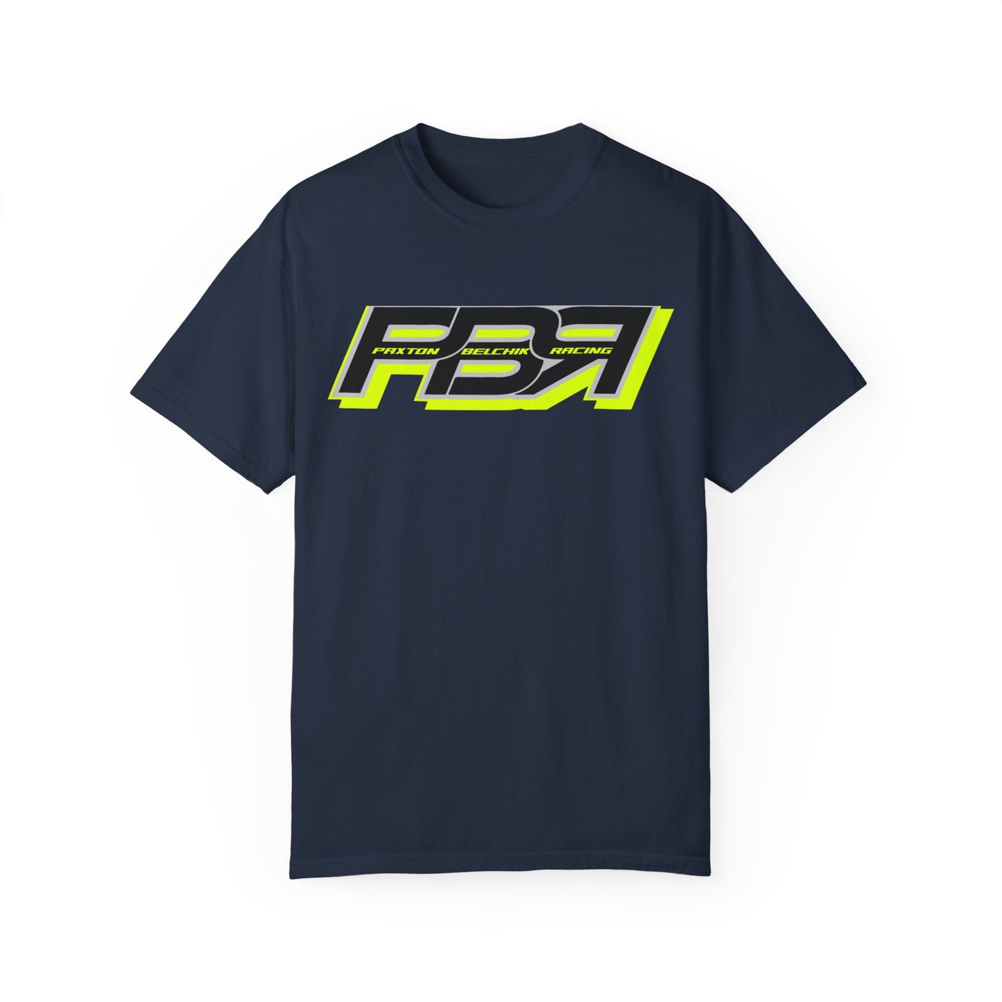 PBR Unisex Garment-Dyed Racing T-Shirt with Bold Graphics