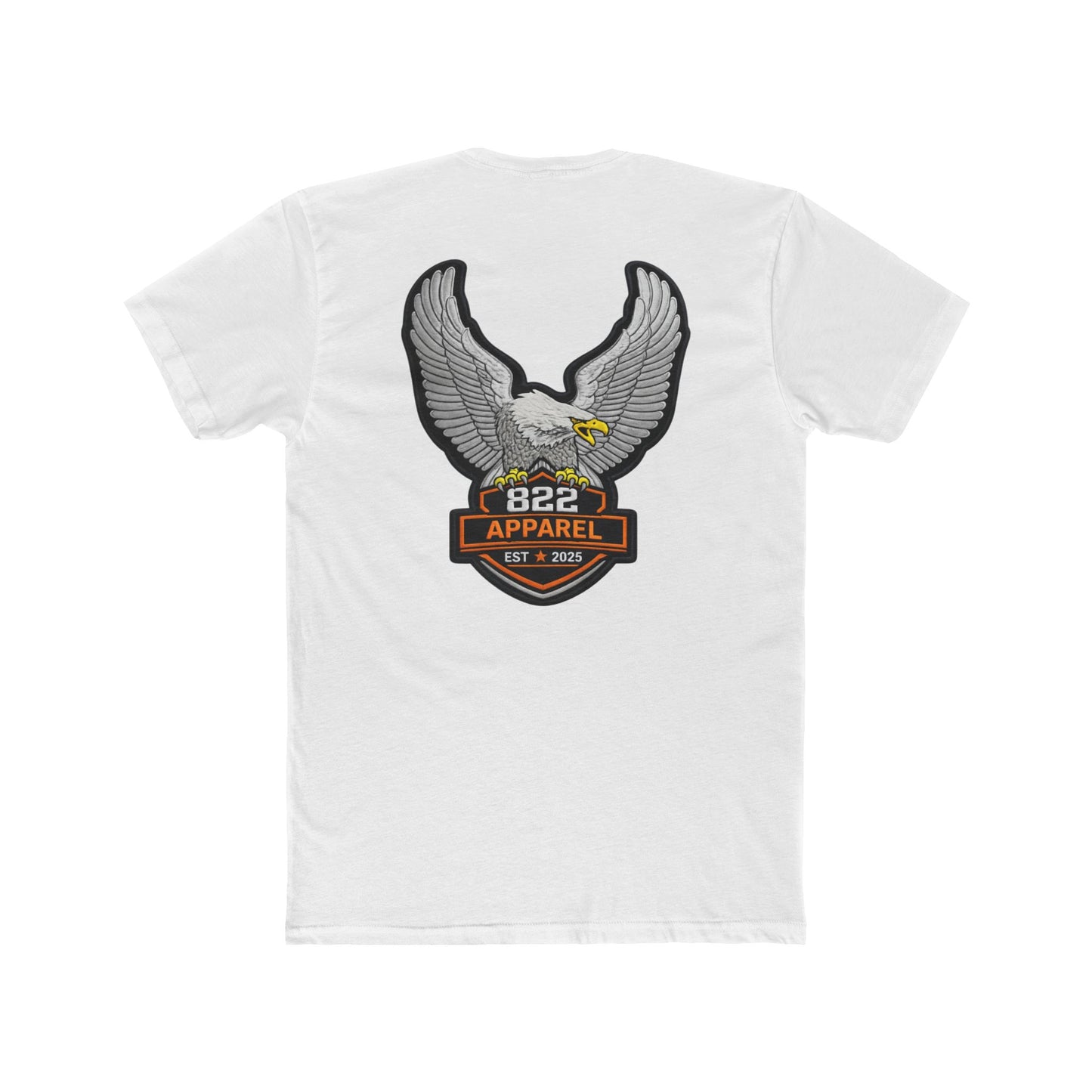 Eagle Logo Tee — 822 Apparel Chest & Back Graphic T-Shirt