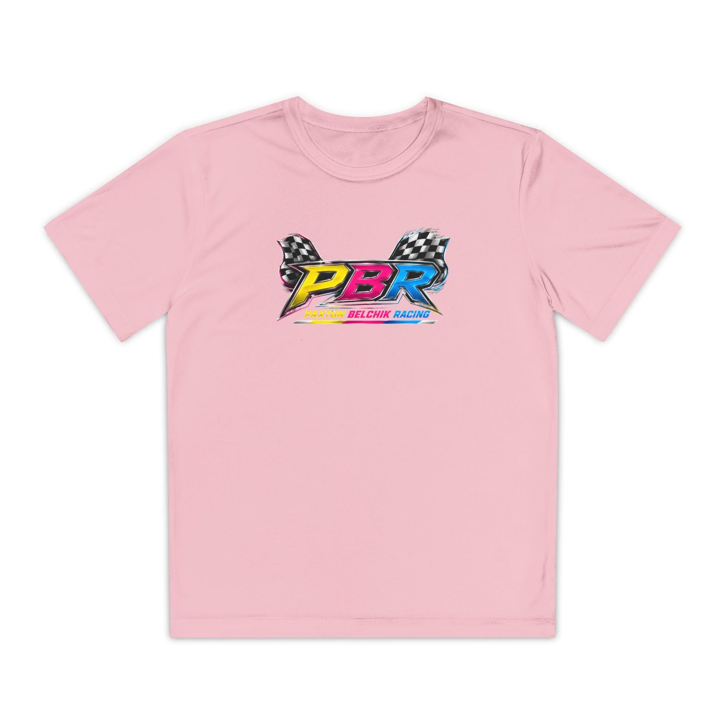 DriFit Youth Racing Tee — PBR Paxton  Belchik Competitor Shirt