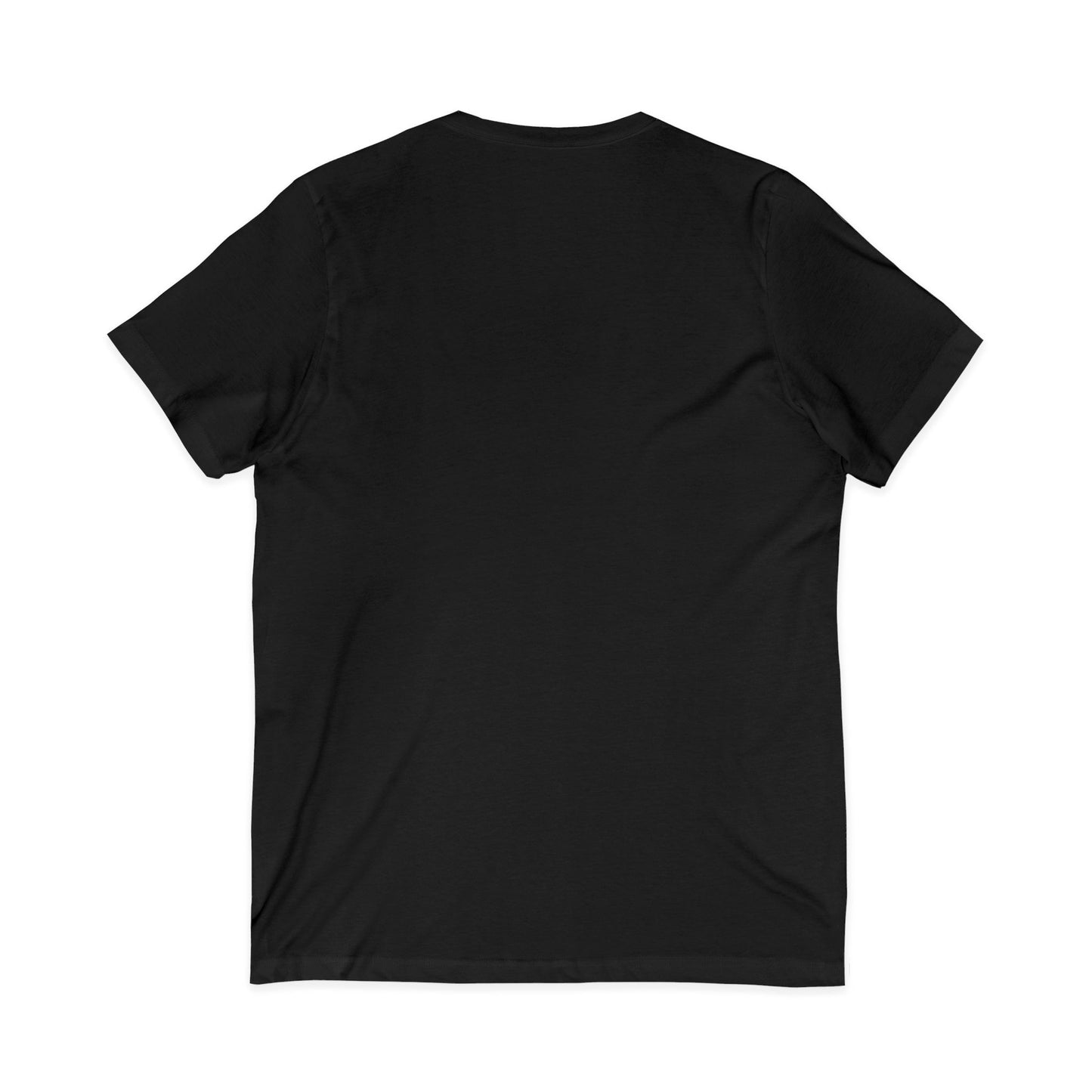 V-Neck Tee “Eight Twenty-Two” Script — Minimal Rose Gold Date Shirt