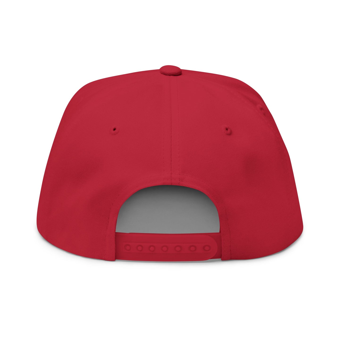 Embroidered Sports Flat Bill Cap - Perfect for Athletes & Outdoor Enthusiasts