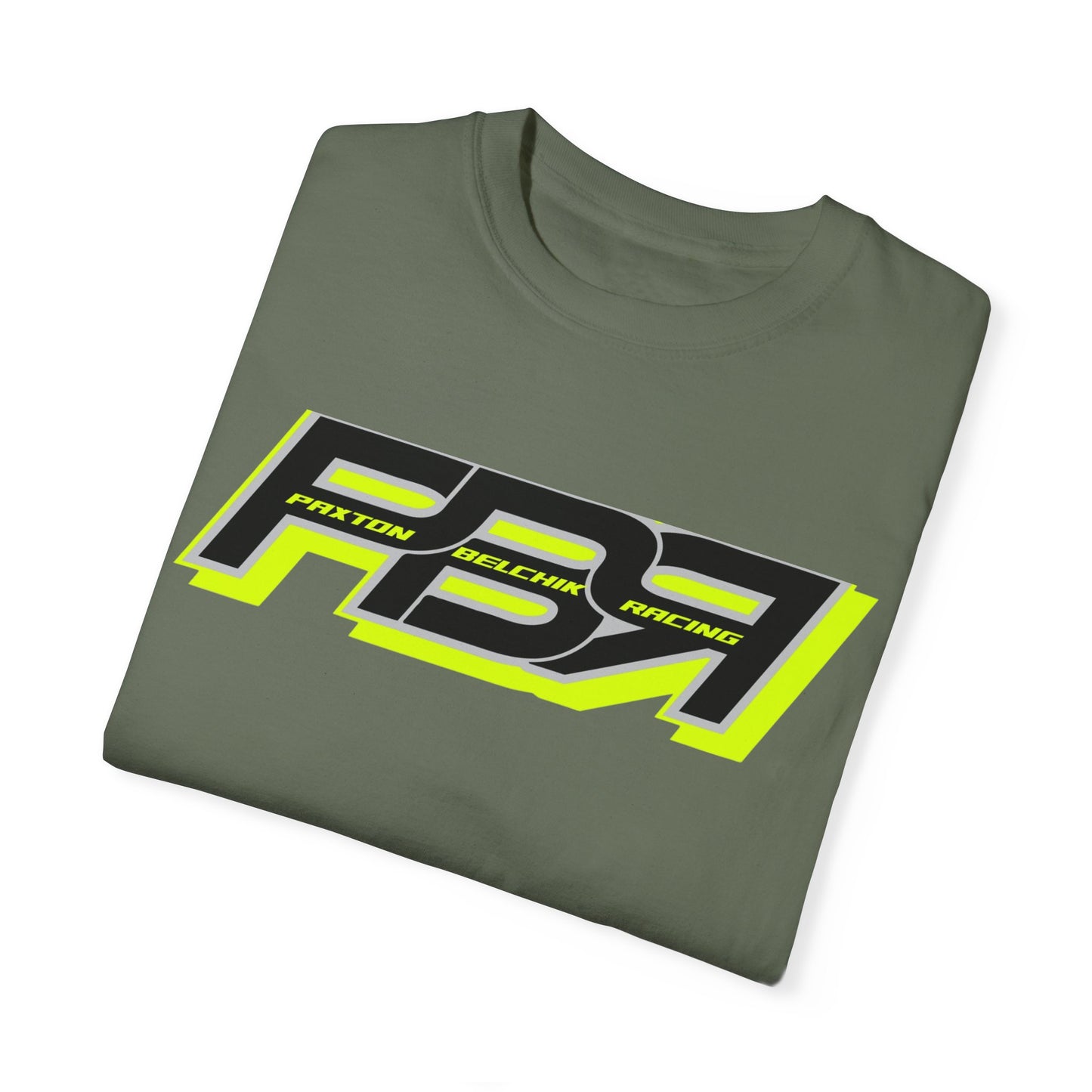 PBR Unisex Garment-Dyed Racing T-Shirt with Bold Graphics