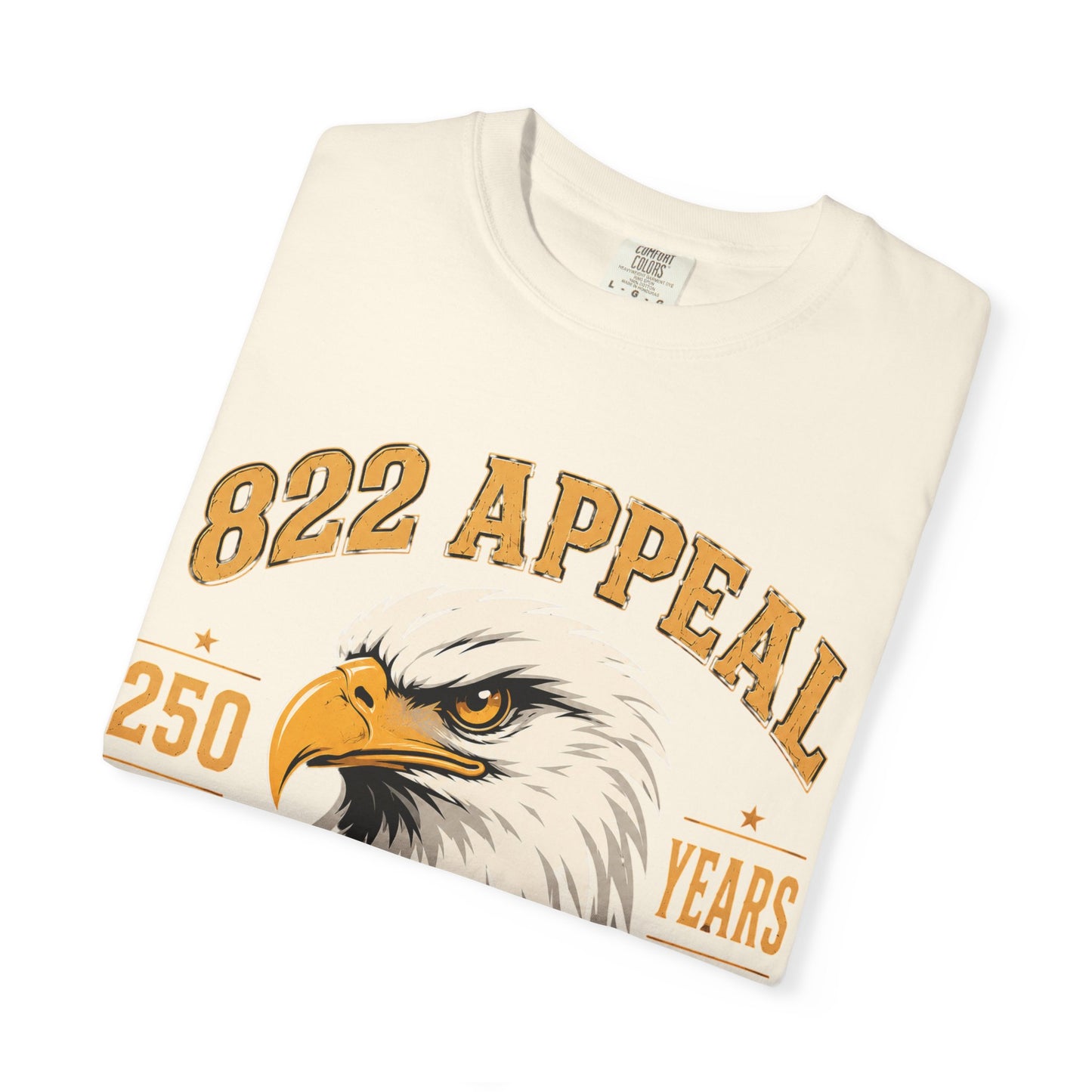 America Eagle Graphic T-Shirt — 822 Appeal 250 Years Patriotic Tee