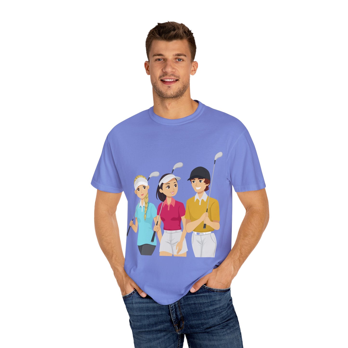 Women's Golf Vibes Garment-Dyed T-Shirt - Perfect for Golf Lovers!