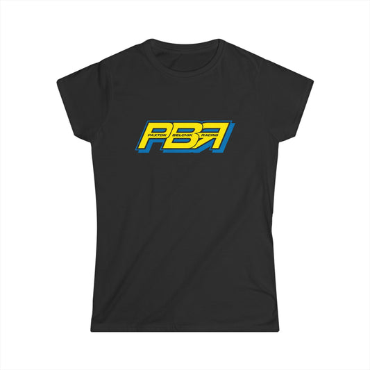 PBA Sprint Car Racing Women's Tee — 'PBA' Team Logo & Retro Driver Back Graphic