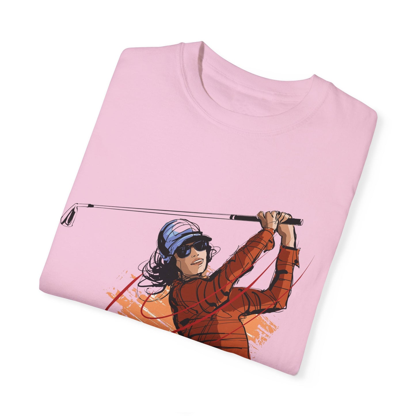 Golf Enthusiast Unisex Garment-Dyed T-Shirt - Sporty Graphic Tee