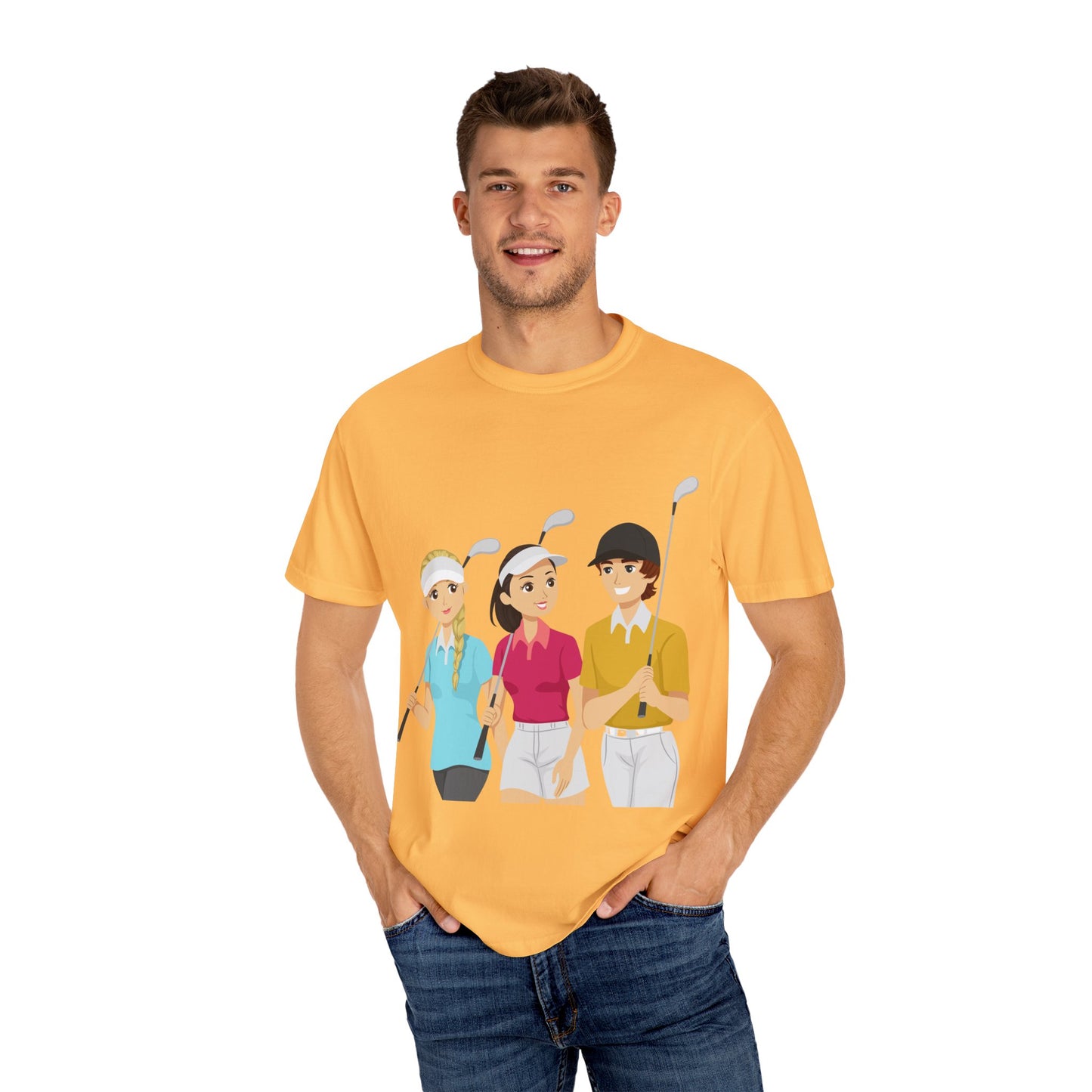 Women's Golf Vibes Garment-Dyed T-Shirt - Perfect for Golf Lovers!