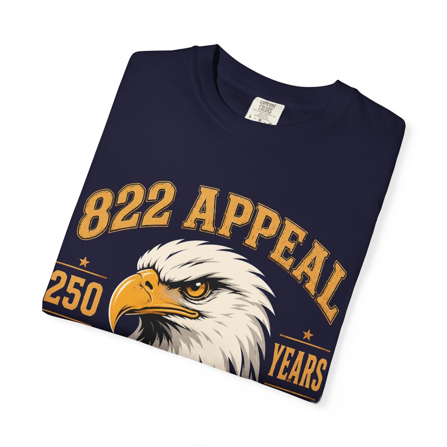 America Eagle Graphic T-Shirt — 822 Appeal 250 Years Patriotic Tee