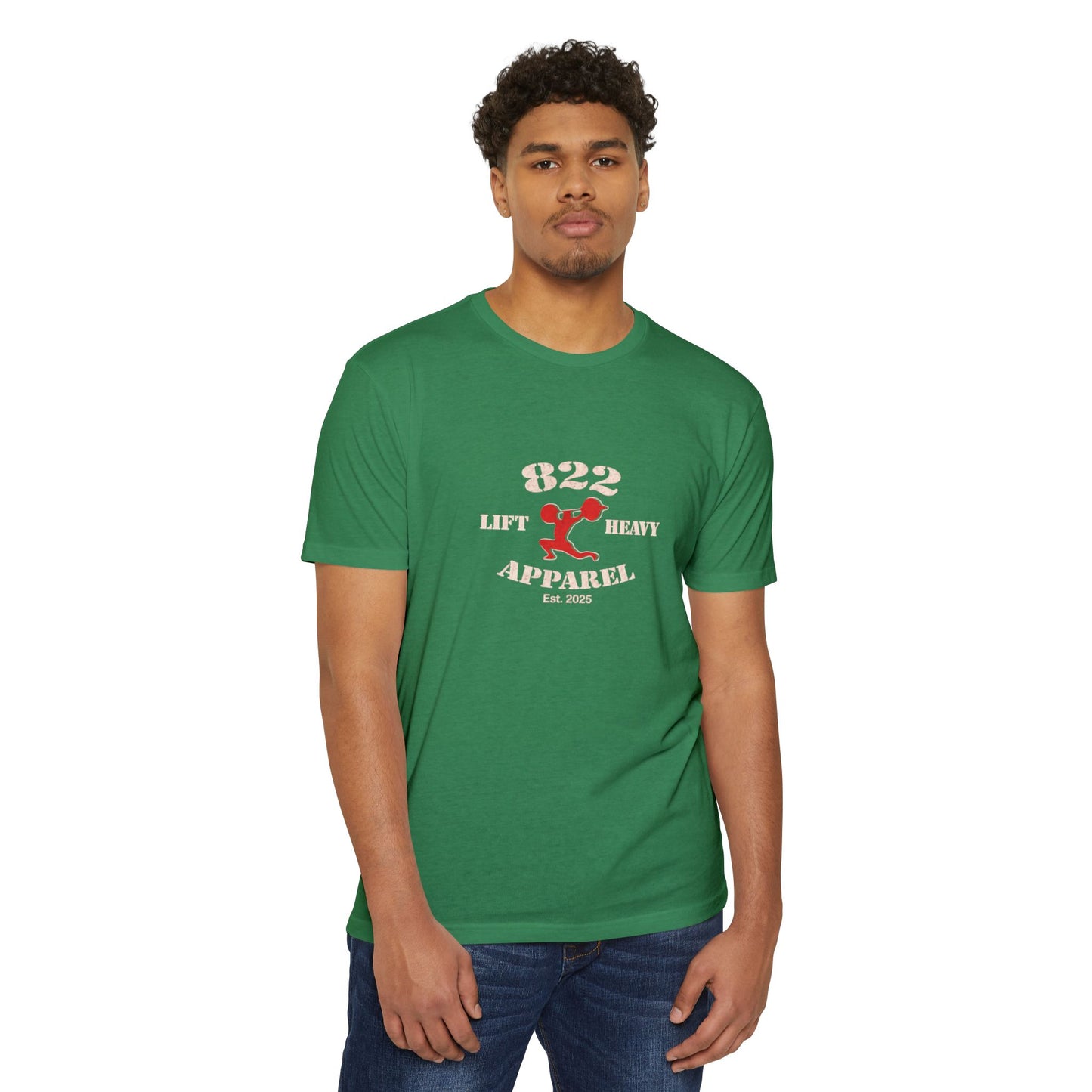 822 Lift Heavy Apparel T-Shirt — Weightlifting Gym Tee