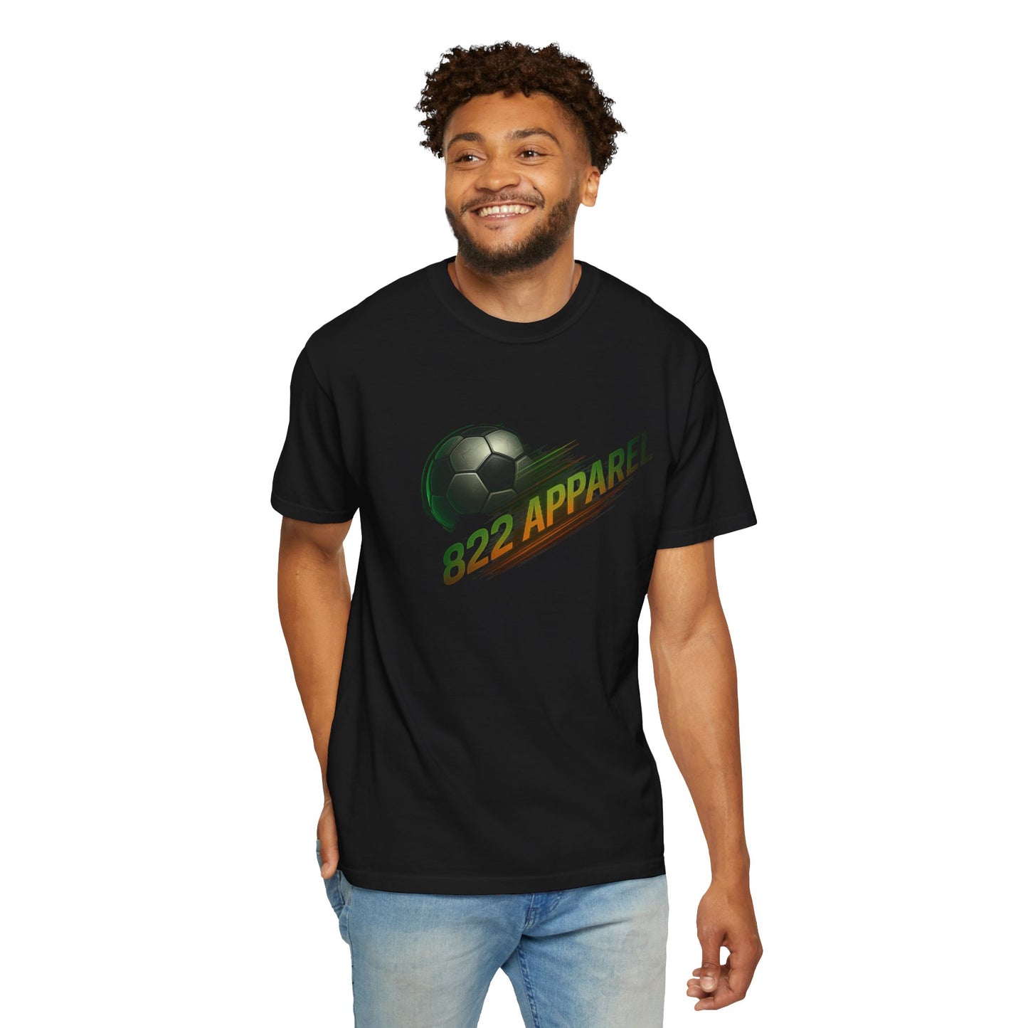 Soccer 822 Apparel T-Shirt — Retro Football Graphic Tee