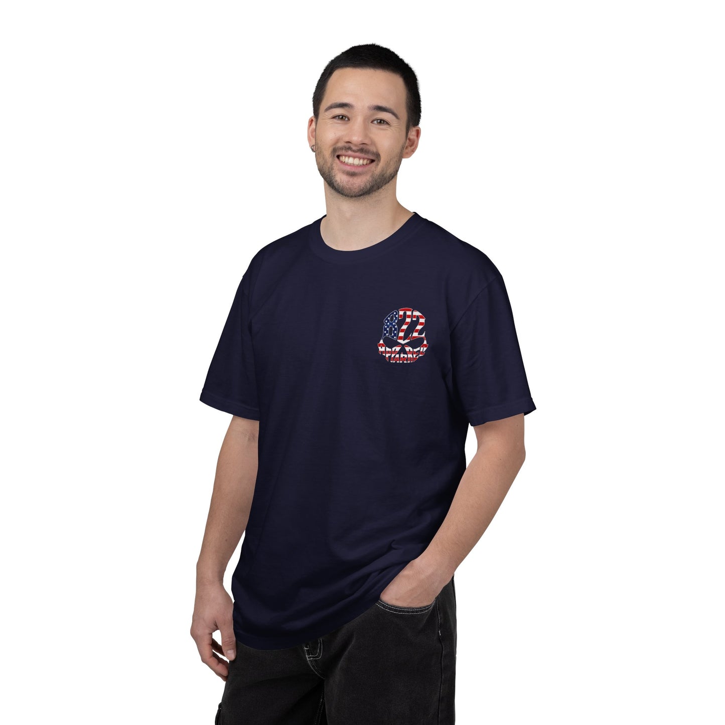 Patriotic 822 Apparel T-Shirt — American Flag Graphic Tee