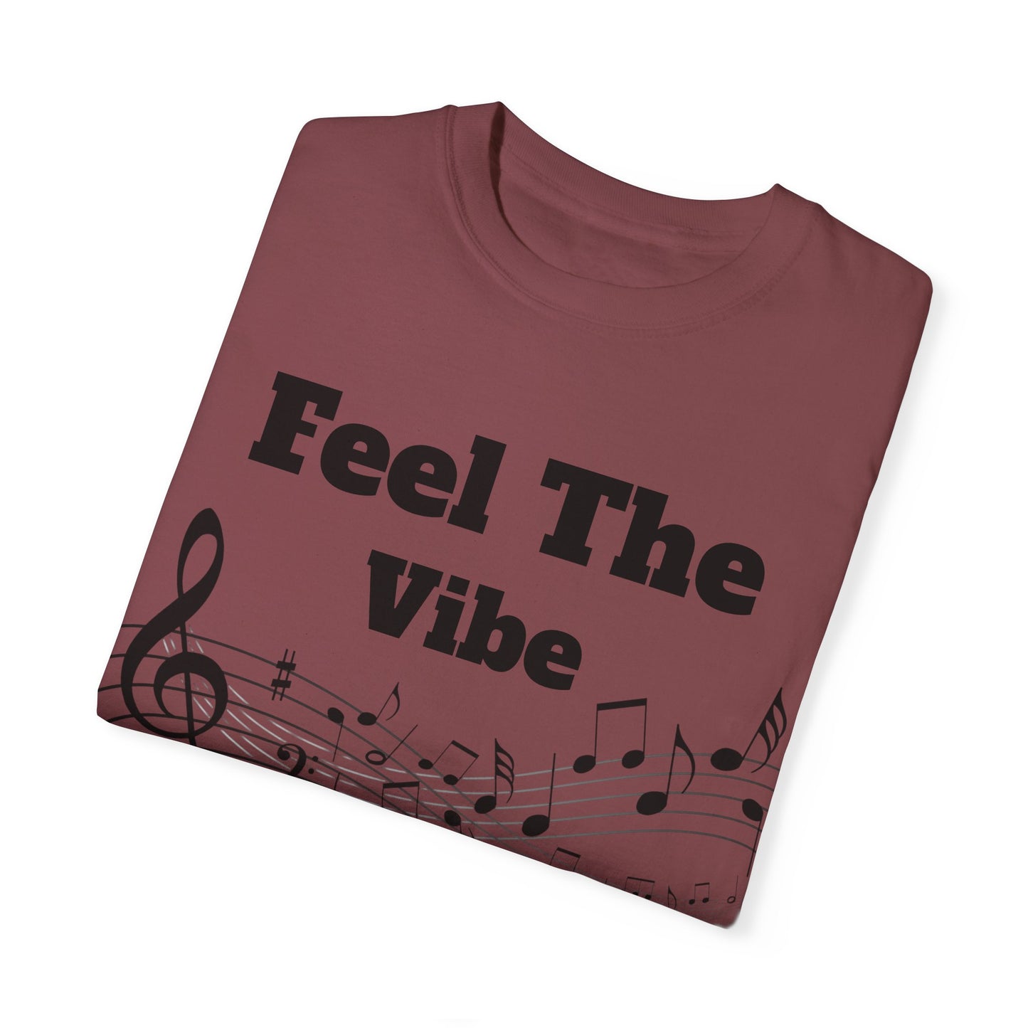 Feel The Bass Unisex Garment-Dyed T-Shirt | Music Lovers Tee
