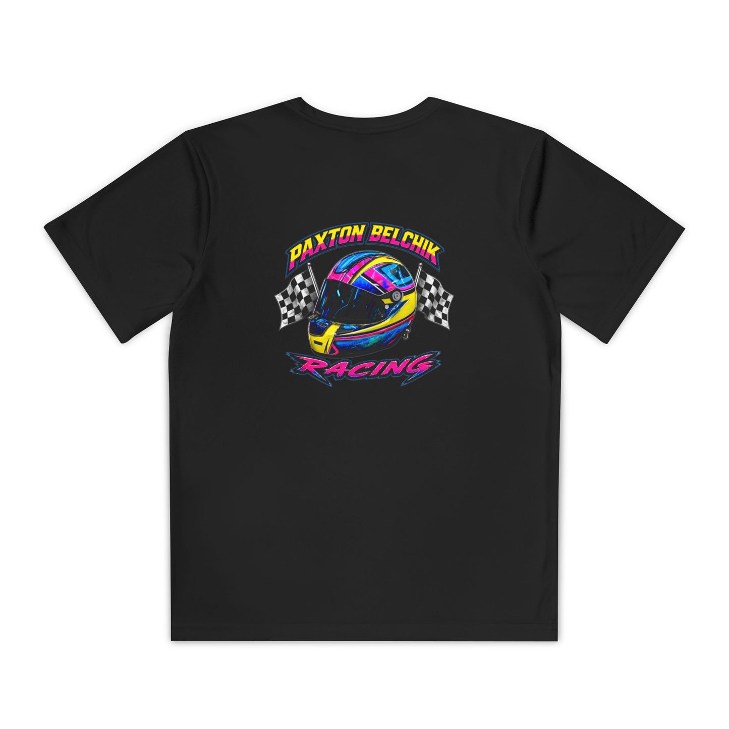 DriFit Youth Racing Tee — PBR Paxton  Belchik Competitor Shirt