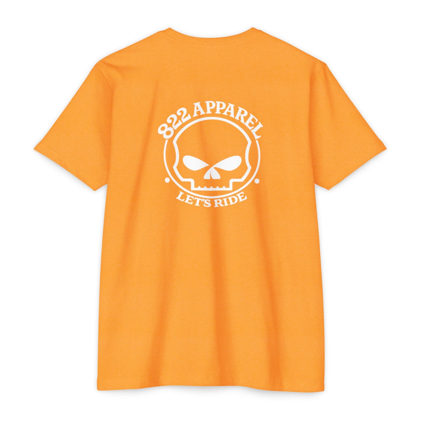 Skull Logo "822 Apparel - Let's Ride" T-Shirt