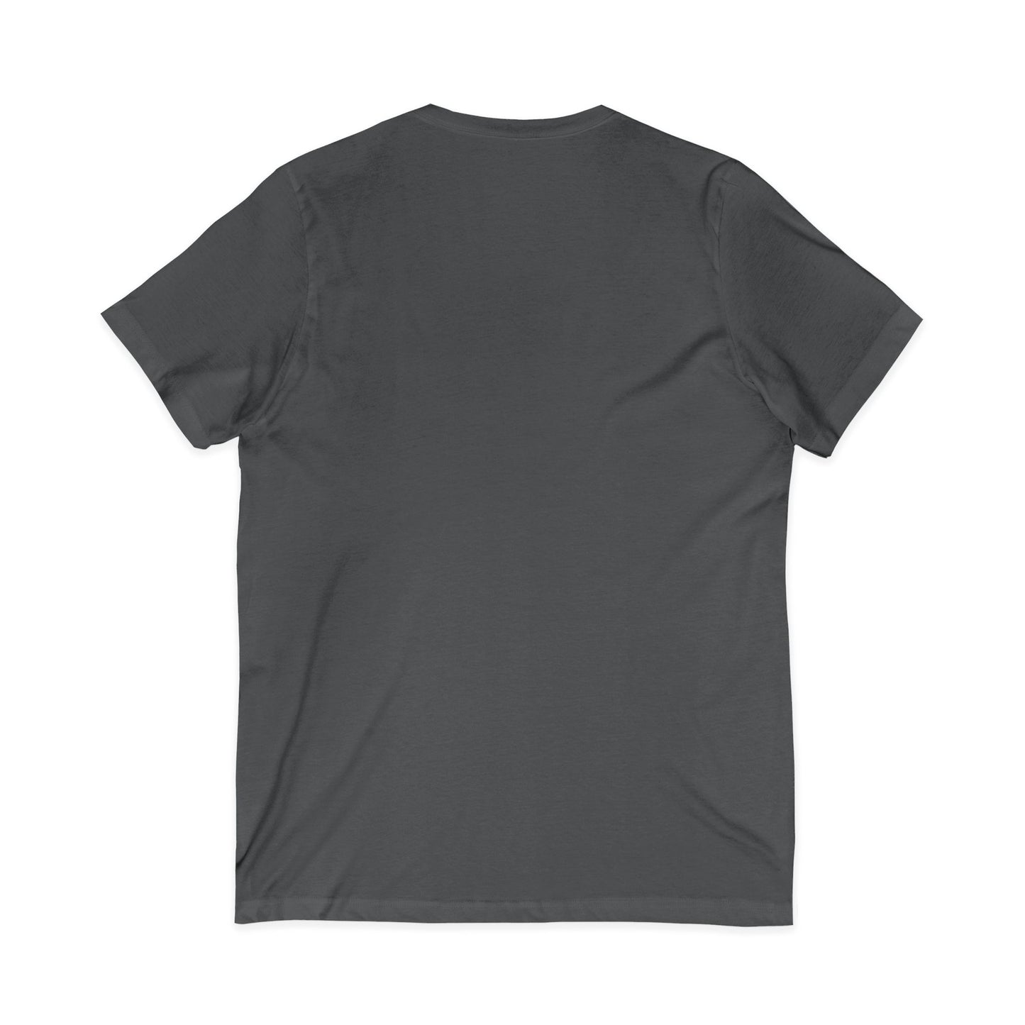 V-Neck Tee — 'Eight Twenty Two' Elegant Gold Script Vintage Design