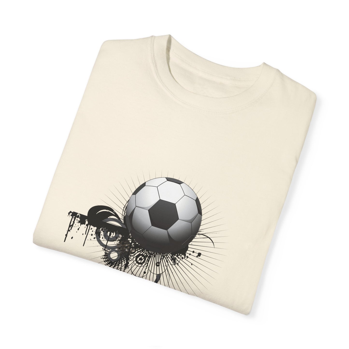 Soccer Vibes Unisex Garment-Dyed T-shirt - Ideal for Sports Lovers