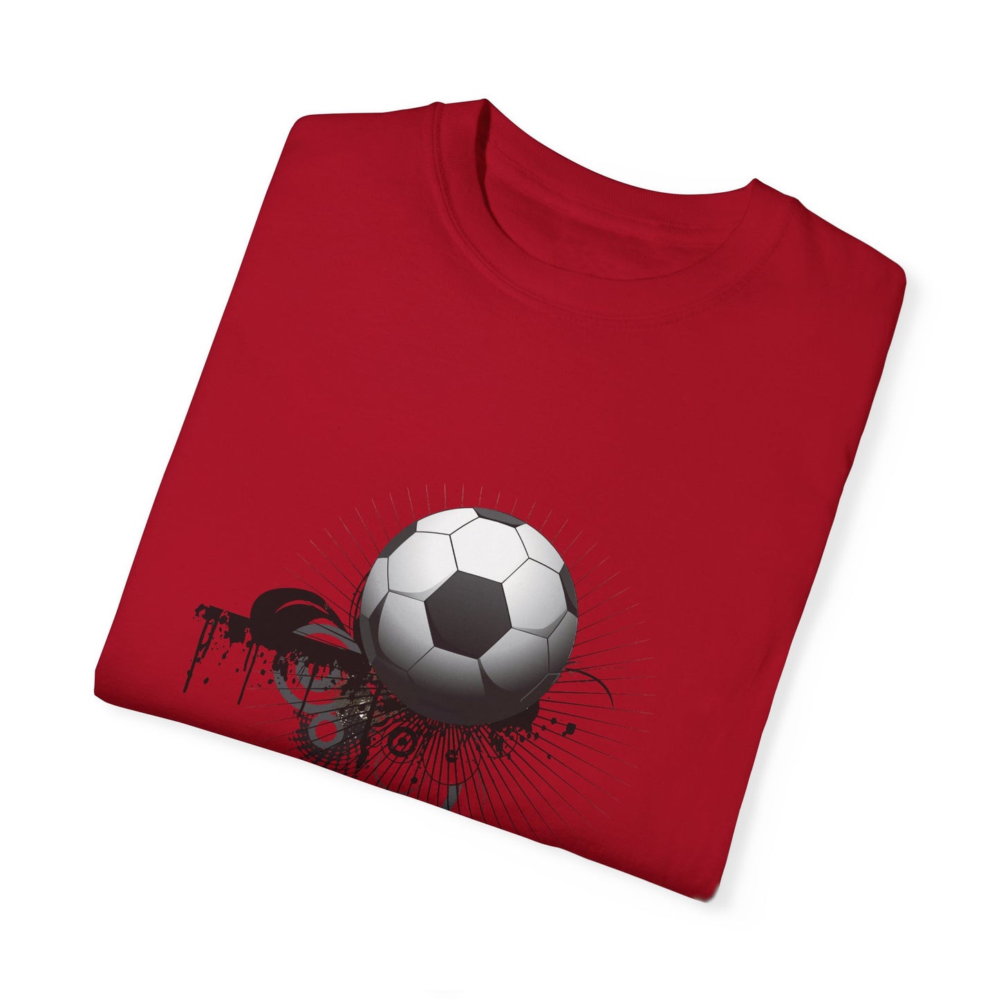 Soccer Vibes Unisex Garment-Dyed T-shirt - Ideal for Sports Lovers