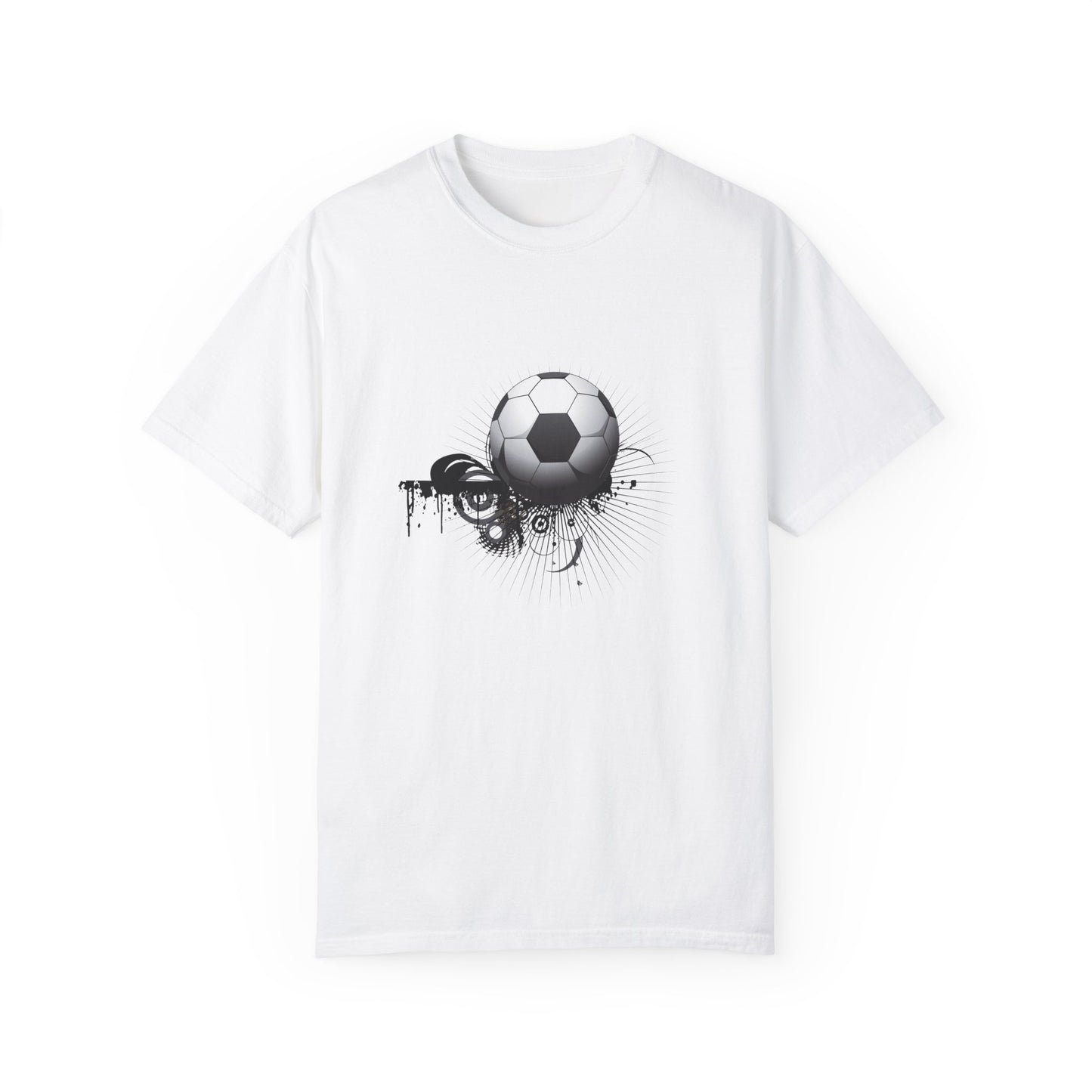 Soccer Vibes Unisex Garment-Dyed T-shirt - Ideal for Sports Lovers