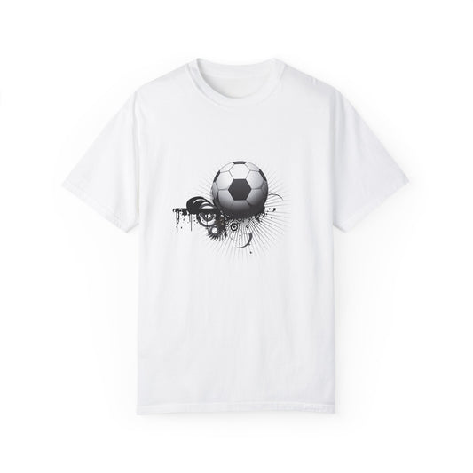 Soccer Vibes Unisex Garment-Dyed T-shirt - Ideal for Sports Lovers