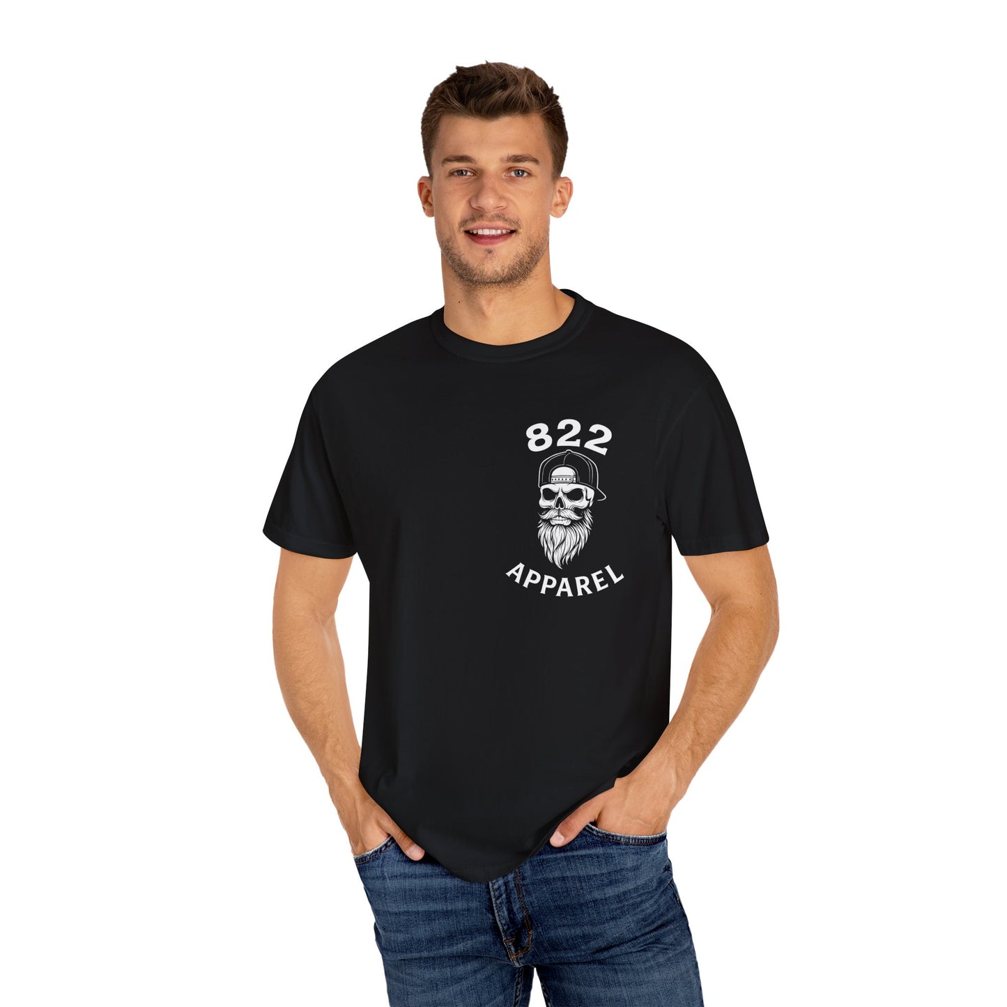 Casual Graphic T-Shirt: 822 Apparel with Vintage Beard Design