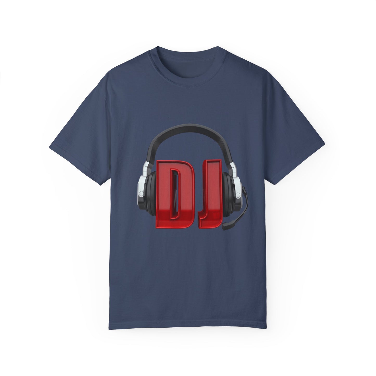 DJ Headset Graphic Unisex Garment-Dyed T-Shirt