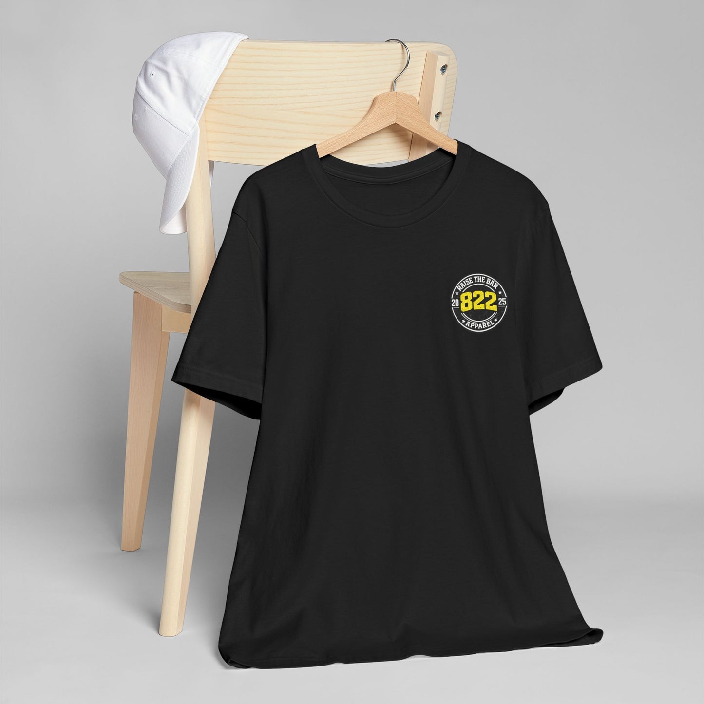T-Shirt — 'Raise The Bar 822 Apparel' Vintage Athletic Logo Tee