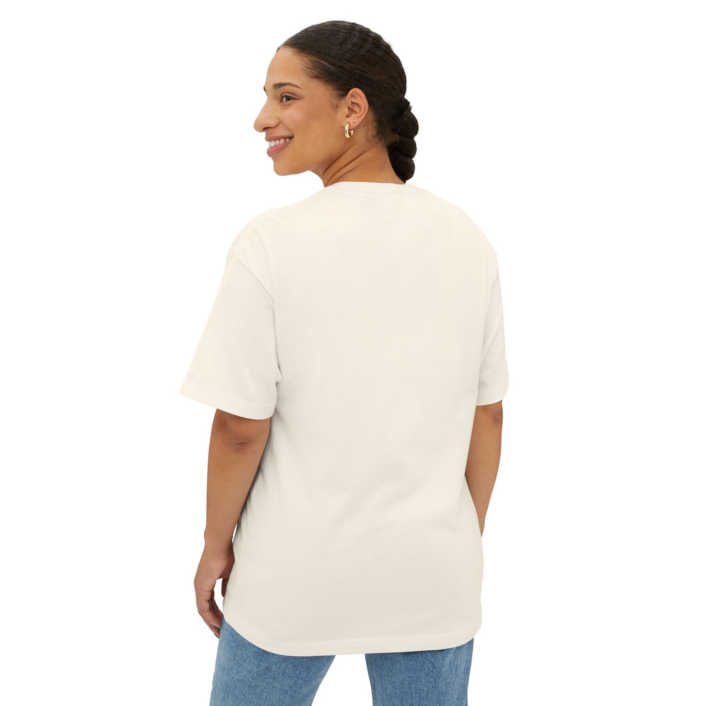 Colorful Silhouette Unisex Oversized Boxy Tee - Casual Streetwear for Everyday Style