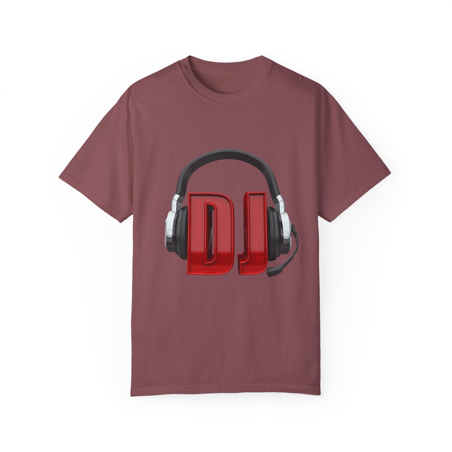 DJ Headset Graphic Unisex Garment-Dyed T-Shirt