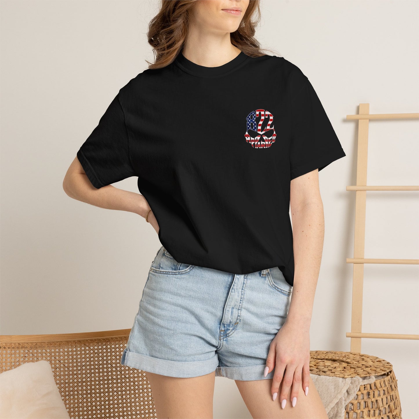 Patriotic 822 Apparel T-Shirt — American Flag Graphic Tee