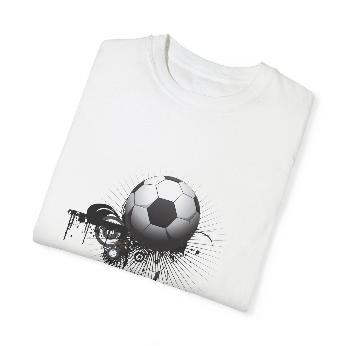 Soccer Vibes Unisex Garment-Dyed T-shirt - Ideal for Sports Lovers